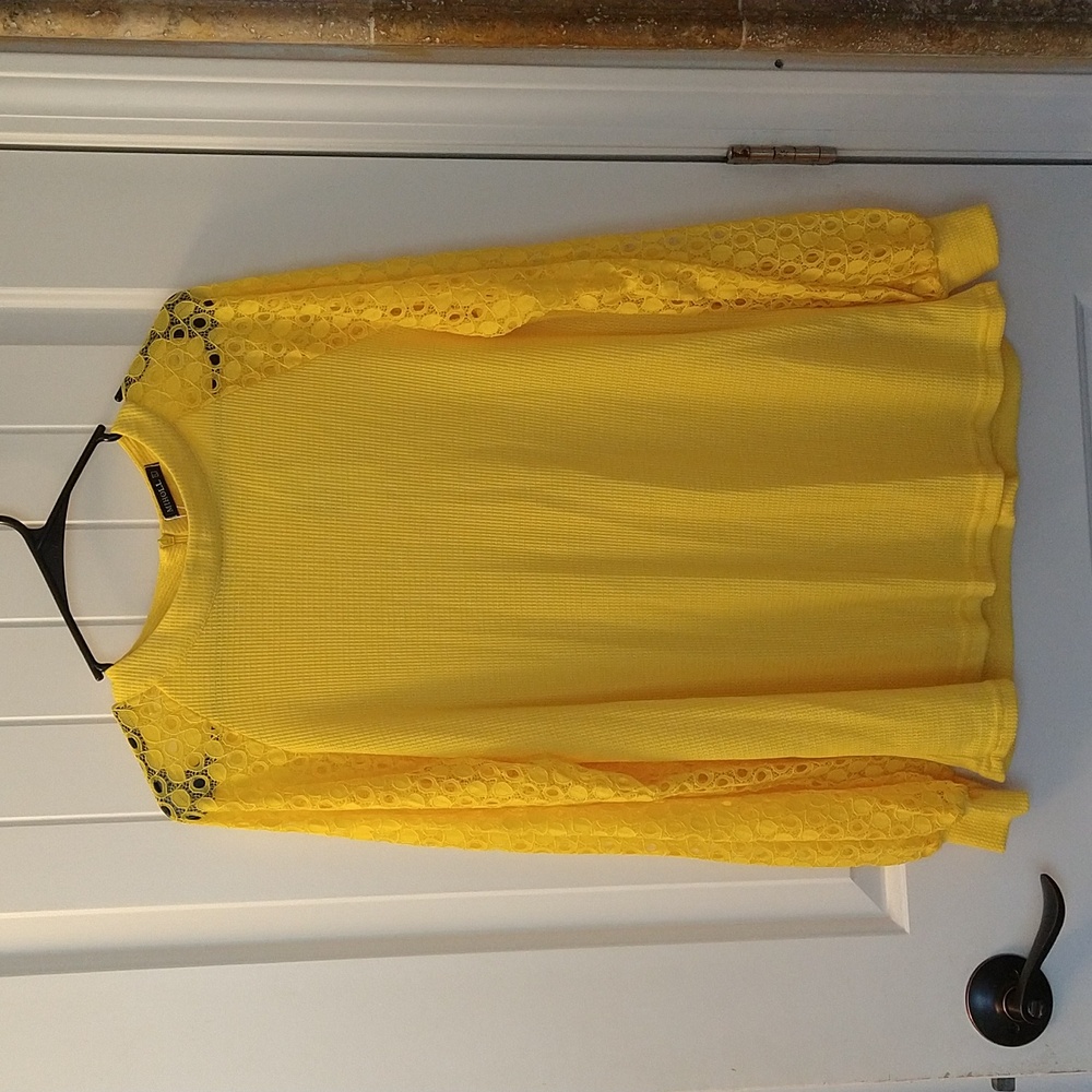 Miholl yellow blouse Size Large